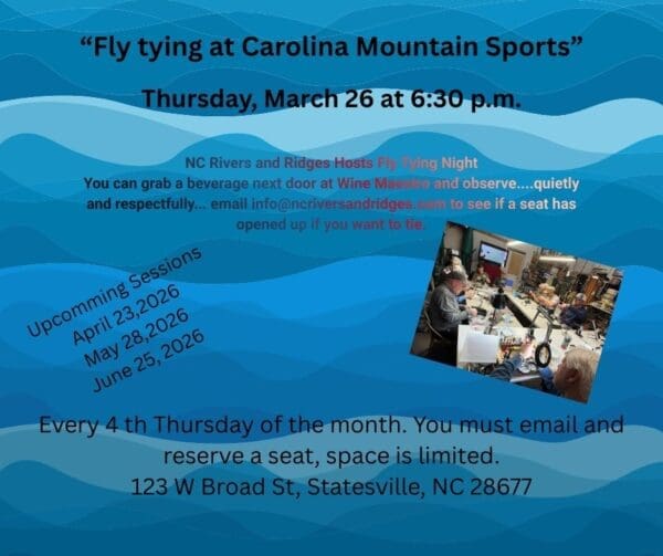 “Fly tying at Carolina Mountain Sports” (2)