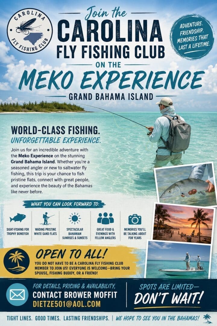 Carolina_Fly_Fishing_Club_Meko_Experience_Poster
